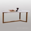 Mesa de comedor de muebles de madera famosos de diseño casero